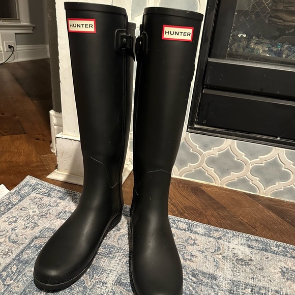 Hunter Shoes - Hunter Original Tall Rain Boots Black Size 8 / 39